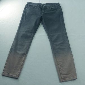 Free People Womens Jeans Size 29 Ombre Gray Distressed Stretchy Denim Skinny